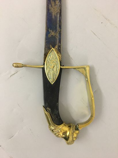 Sabre d'officier supérieur de cavalerie légère,...