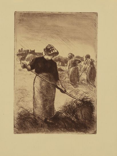 Camille PISSARRO (1803-1903) Faneuses. 1890....
