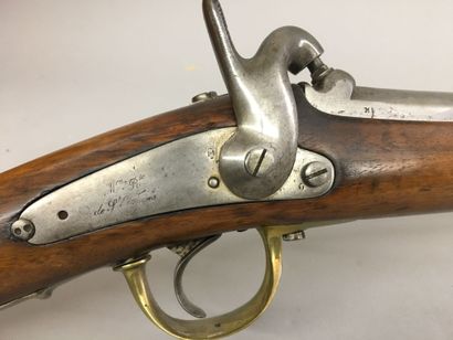 Mousqueton de gendarmerie, modèle 1842, canon...