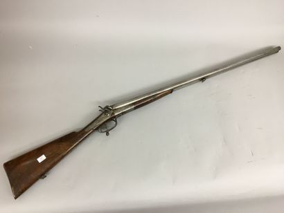 Fusil de chasse à percussion centrale à chien...