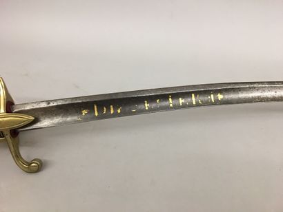 Sabre d'officier émigré modèle an XI de cavalerie...