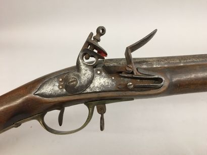 Fusil à silex de marine probablement des...