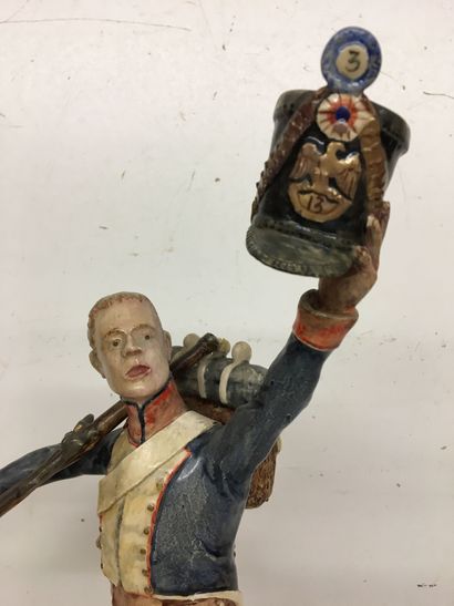 2 statuettes en faïence par Bernard Belluc...