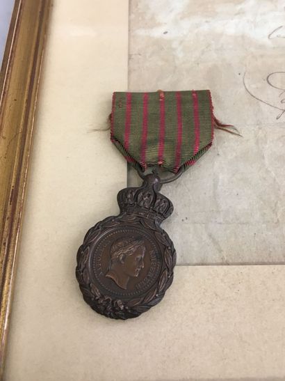 Médaille de Saint Hélène accompagnée d'un...