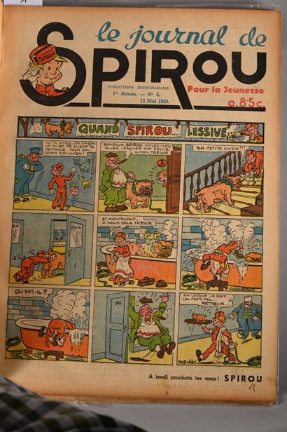 JOURNAL DE SPIROU
Reliure 1 avant guerre...