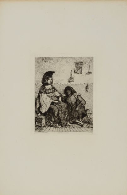 Eugène DELACROIX (1798-1863) Juive d'Alger....
