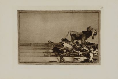 Francisco DE GOYA (1746-1828) Desgracias...