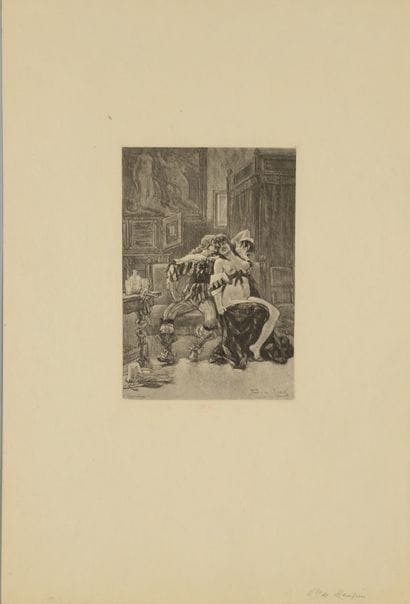 Félicien ROPS (1833 1898) Mademoiselle de...
