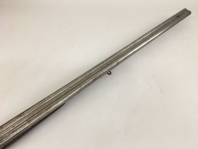 Fusil de chasse à silex à double canon en...