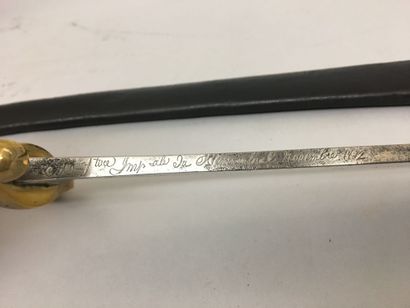 Un briquet d'infanterie modèle an IX, poinçonné...