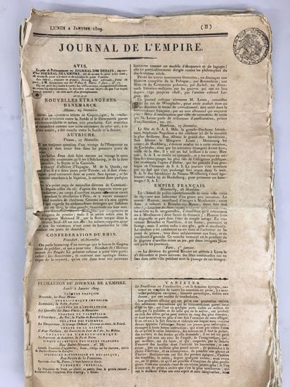 Journal de l'Empire
Ensemble pour l'année...