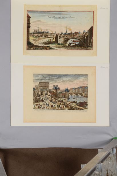 Matthäus MERIAN (1593-1650) - Vue du Pont...