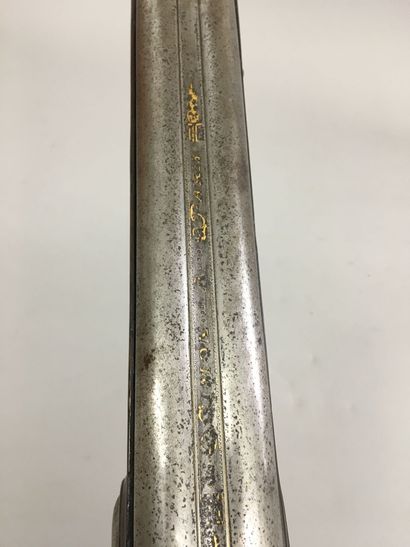 Fusil de chasse à silex, transformé à percussion,...