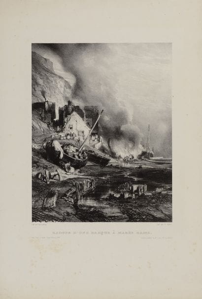 Paul HUET (1803-1869) - La Maison du garde...