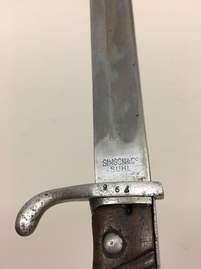 Sabre baïonnette, modèle 1898/05 deuxième...