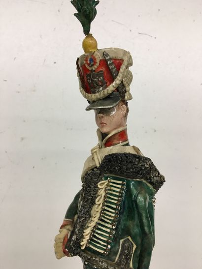 Statuette en faïence par Bernard Belluc (né...