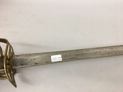 Sabre petit Montmorency de bas officier d'infanterie...