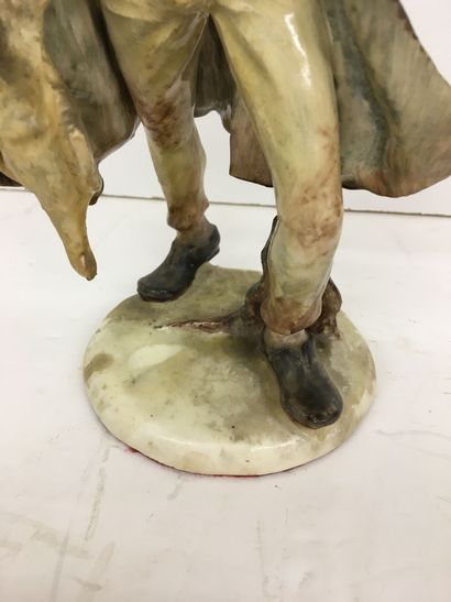 Statuette en faïence par Bernard Belluc (né...