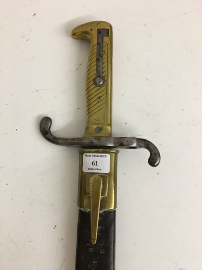 Sabre baïonnette, modèle 1871 d'Infanterie,...