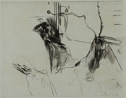 Giovanni BOLDINI (1942-1931) Portrait de...