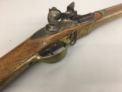 Fusil à silex militaire hollandais, canon...