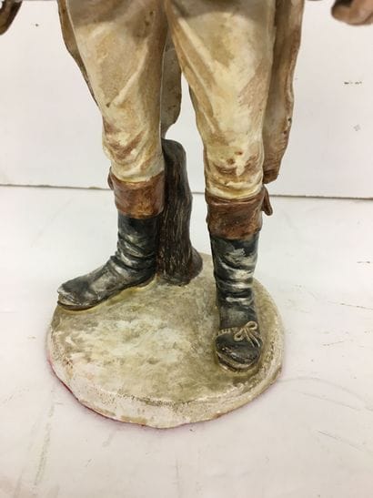 Statuette en faïence par Bernard Belluc (né...