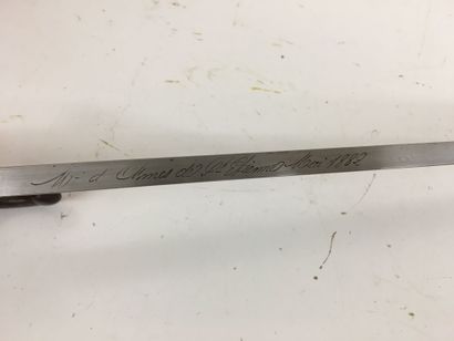Epée baïonnette modèle 1874, dite Gras, lame...