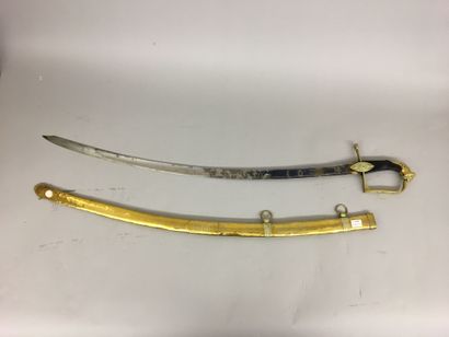 Sabre d'officier supérieur de cavalerie légère,...