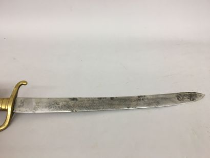 Sabre d'infanterie allemand, garde en laiton,...