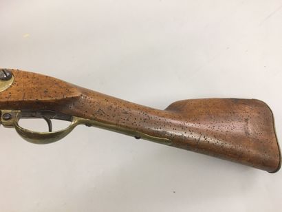 Fusil à silex militaire hollandais, canon...