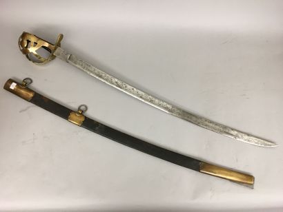Sabre de chasseur à cheval de type 1790,...