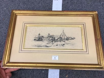 Edouard DETAILLE (1845-1912)
Militaires au...