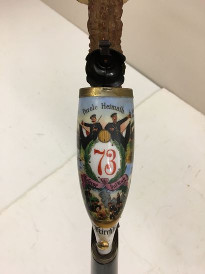 1 grande pipe de réserviste allemand, fourneau...