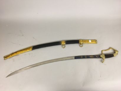 Sabre d'officier d'état-major, garde à une...