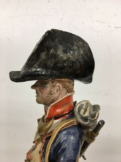 Statuette en faïence par Bernard Belluc (né...