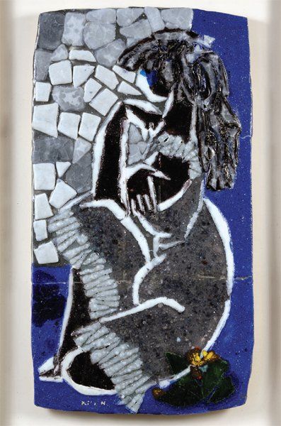 PLISSON Henri (né en 1908)
« La femme bleue...