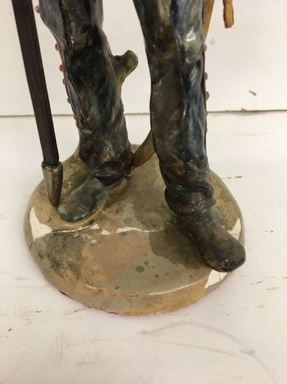 2 statuettes en faïence par Bernard Belluc...
