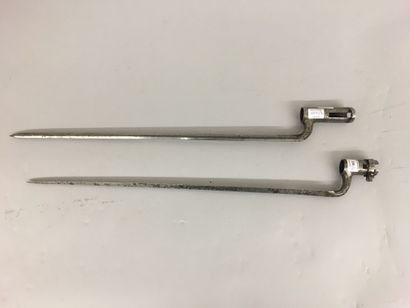 Une baïonnette à douille autrichienne, modèle...