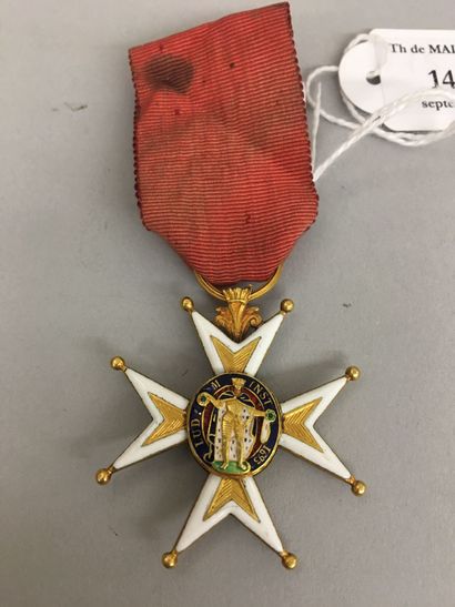 Croix de chevalier de l'Ordre de Saint Louis...