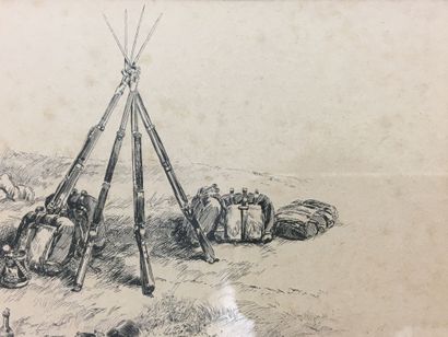 Edouard DETAILLE (1845-1912)
Militaires au...