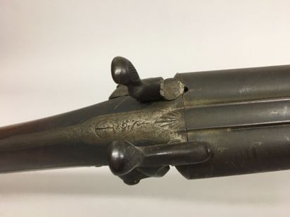 Fusil de chasse à broche à double canon en...