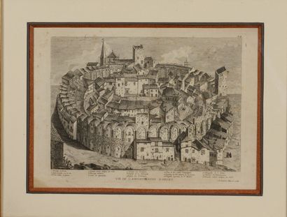 VUES DE VILLES XVIIe - Constantinople, ville...
