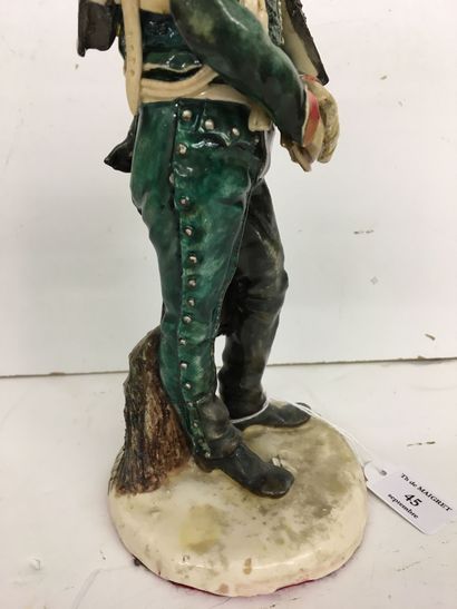 Statuette en faïence par Bernard Belluc (né...