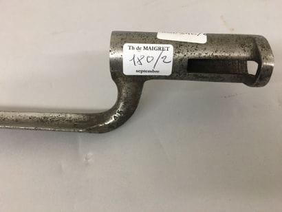 Une baïonnette à douille autrichienne, modèle...