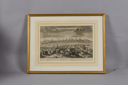 VUES DE VILLES XVIIe - Constantinople, ville...