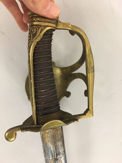 Sabre de gendarme de la maison du roi, garde...