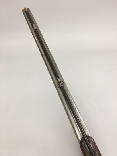 Fusil de chasse à silex, transformé à percussion,...