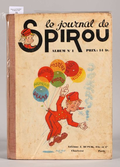 JOURNAL DE SPIROU
Reliure 1 avant guerre...