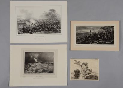 DIVERS ARTISTES XIXe. Estampes par Appian...