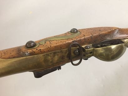 Fusil à silex militaire hollandais, canon...
